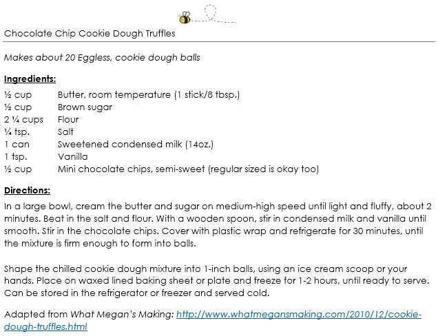 Chocolate Chip Cookie Dough Truffles snippet